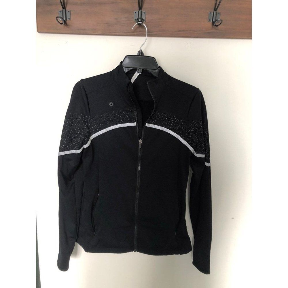 Fabletics black zipup small Sm Jacket
